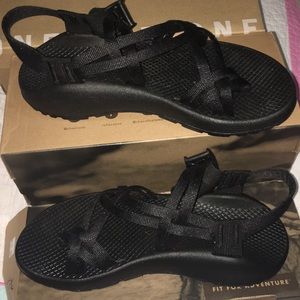 Black Classic Chaco Sandals.